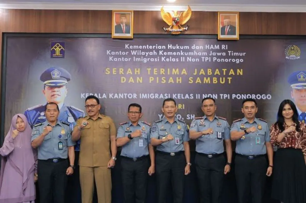 Kepala Kantor Imigrasi Kelas II Non TPI Ponorogo Resmi Berganti