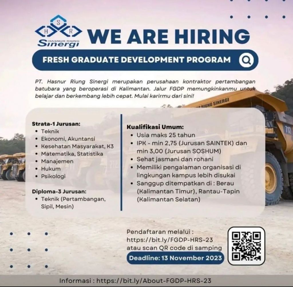 Program PT Hasnur Riung Energi