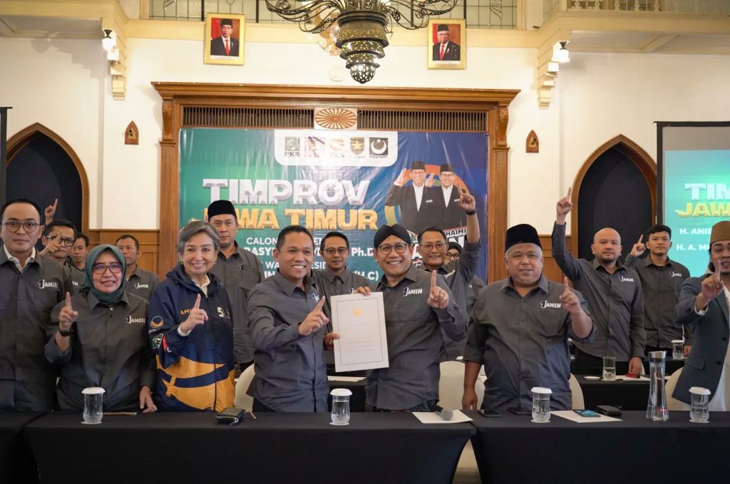 Pengumuman terbentuknya Timprov AMIN