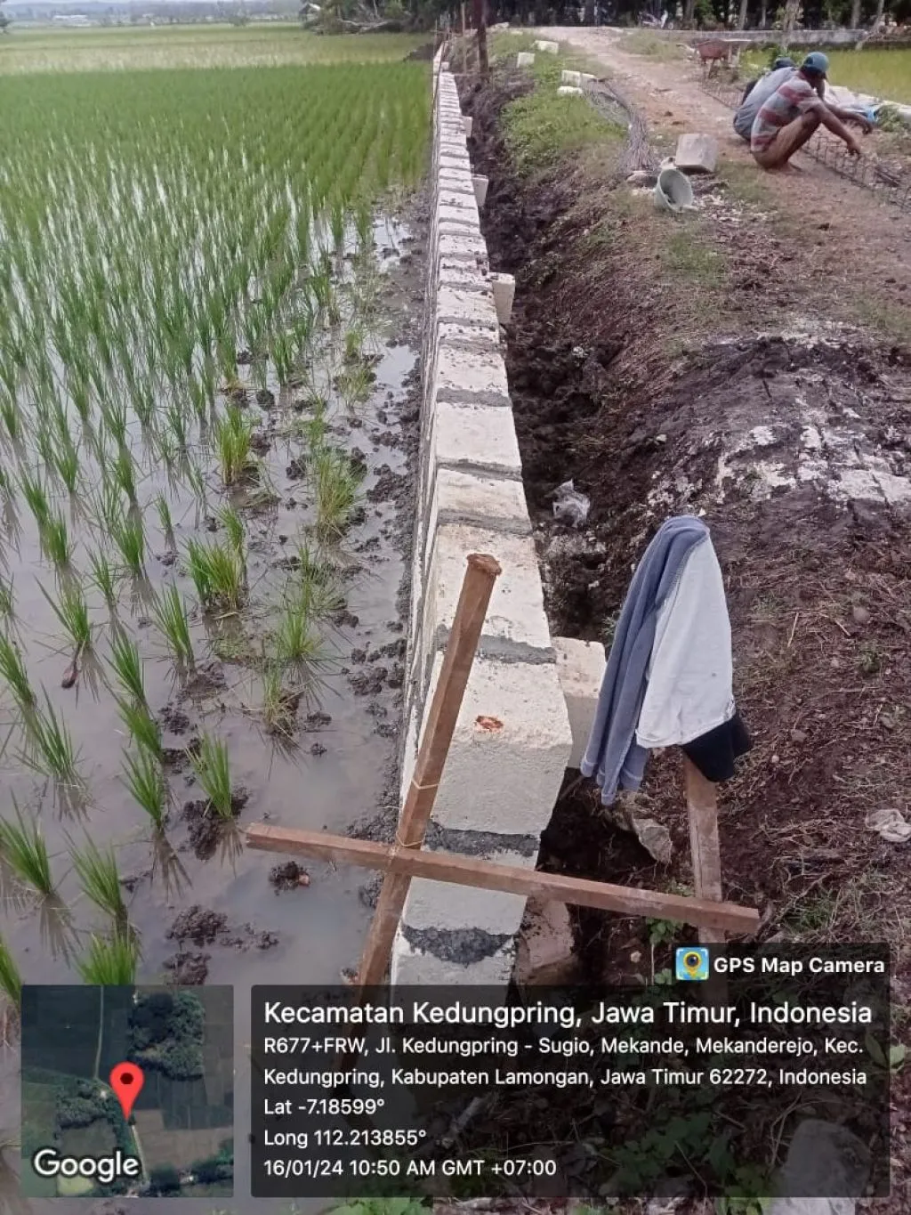 Pembangunan TPT di Desa Mekanderejo Diduga Tidak Transparan