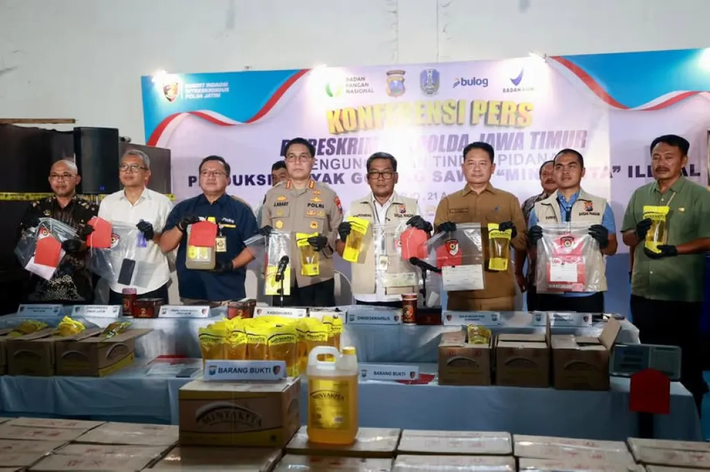 Polda Jatim Tindak Tegas Produsen MinyaKita Nakal di Sidoarjo