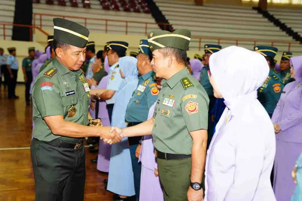 Panglima TNI Terima Laporan Korps Kenaikan Pangkat 66 Perwira Tinggi TNI
