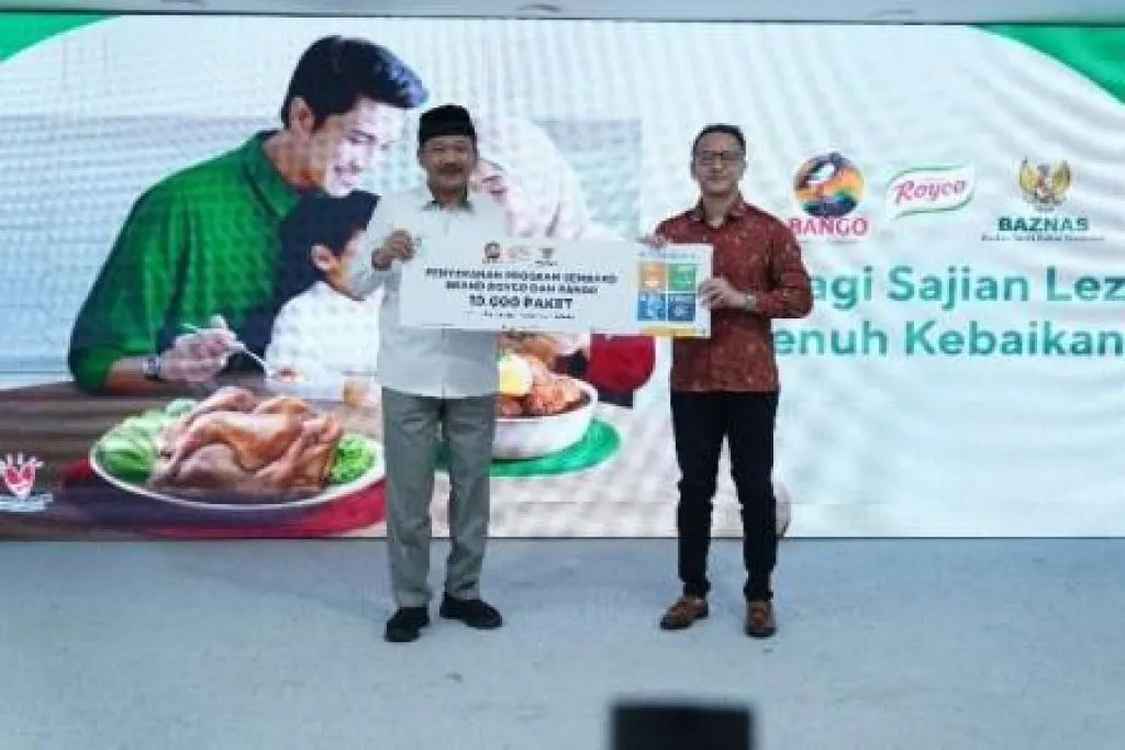 BAZNAS Bersama Bango dan Royco Bagikan 10.000 Paket Sembako