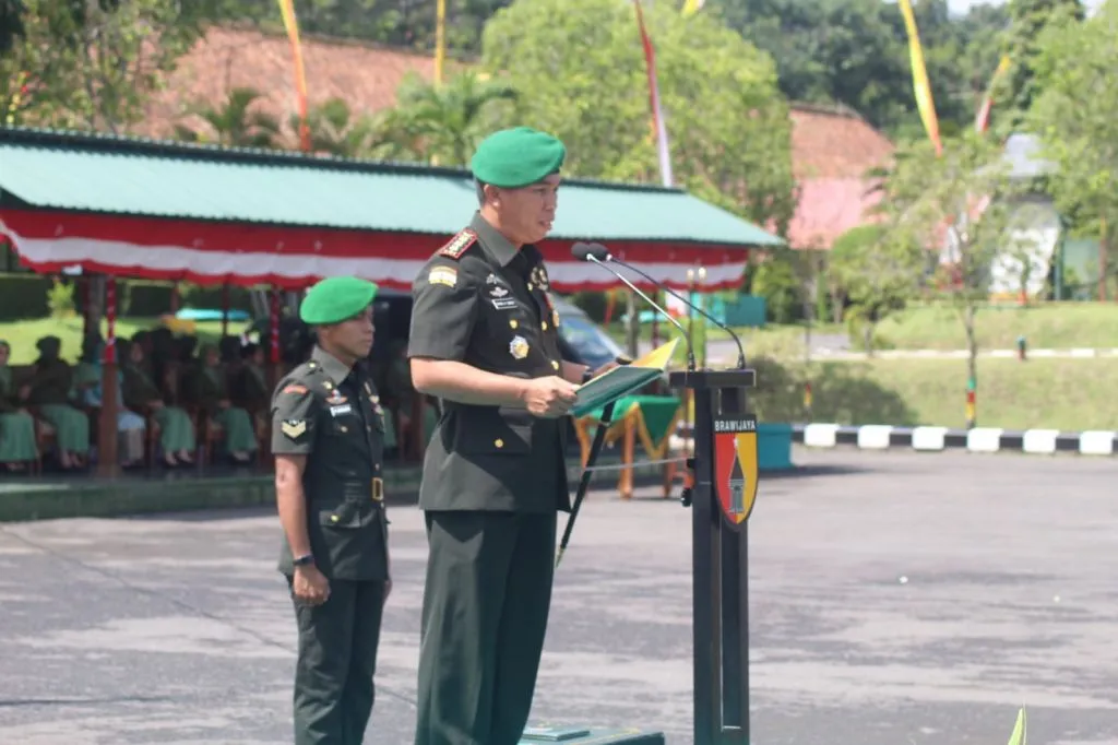 Upacara Serah Terima Jabatan Komandan Secata Rindam V Brawijaya