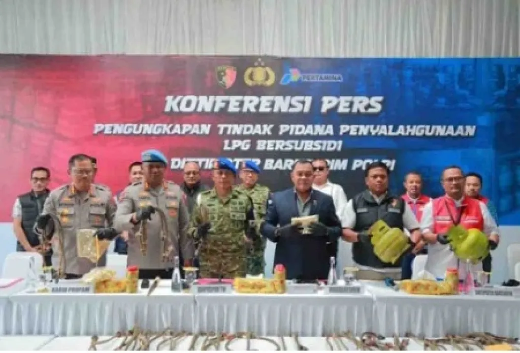 Bareskrim Polri Ungkap Penyalahgunaan LPG Subsidi di Klaten