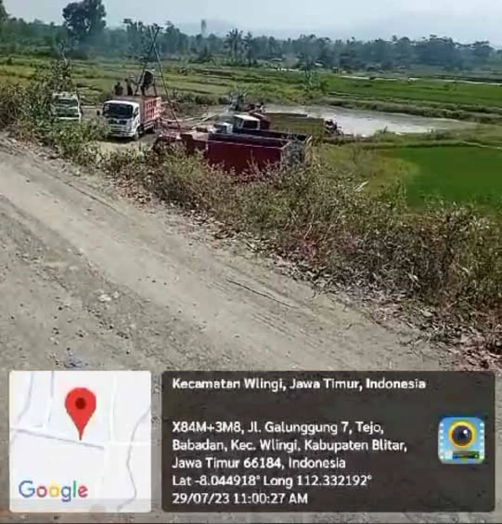 Tambang Pasir Ilegal di Kelurahan Babadan, Nama Agus Mencuat