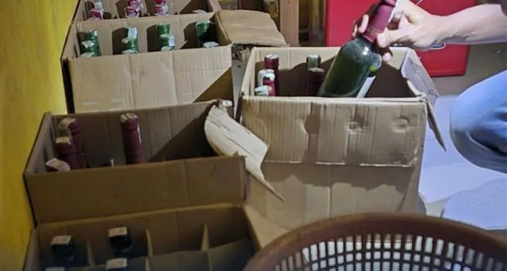 Penindakan Minuman Keras Tak Berizin di Kabupaten Kediri