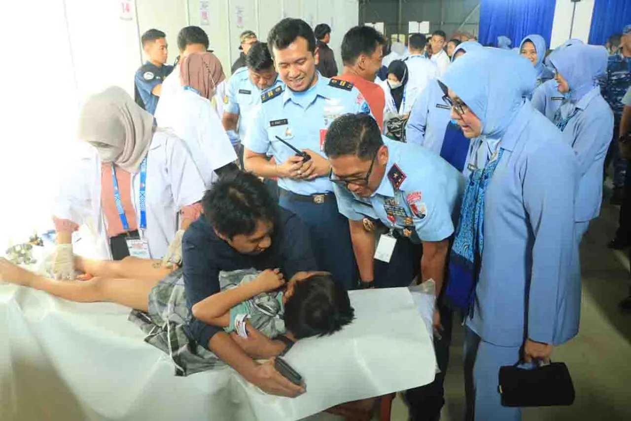 Lanud Sultan Hasanuddin Gelar Sunatan Massal 1.000 Anak-Anak