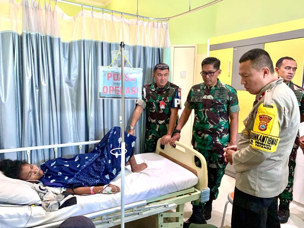 Danlanud Sultan Hasanuddin Tanggung Seluruh Biaya Pengobatan Korban Penembakan di Palu