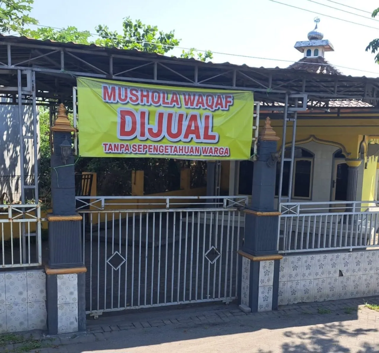 Musholla Waqaf di Desa Manyar Sidomukti Laku Rp 1,3 Miliar Tanpa Rembug