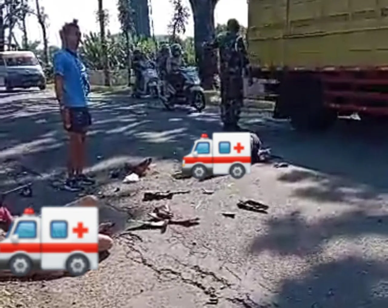 Mantan Anggota DPRD Magetan Tabrakan dengan Anggota Polisi