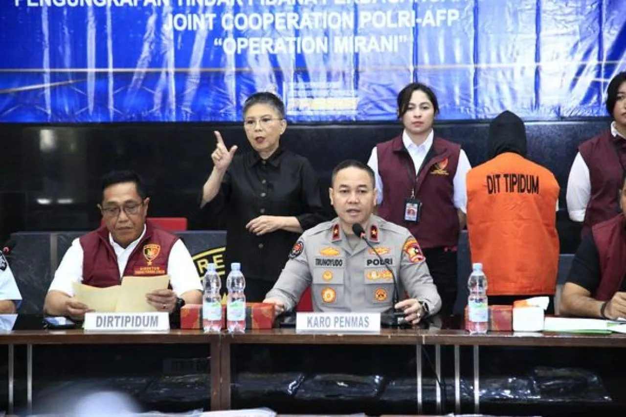 Bareskrim Polri Bongkar Kasus TPPO Modus Pekerjakan Sebagai PSK