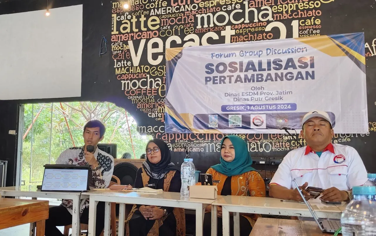 Wartawan di Gresik Gelar FGD dengan Dinas ESDM Jawa Timur