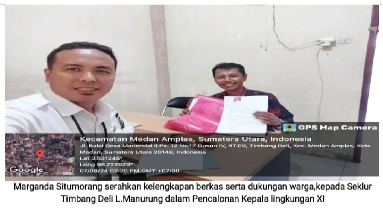 Marganda Situmorang Jadi Calon Kepling Lingkungan XI Kelurahan Timbang