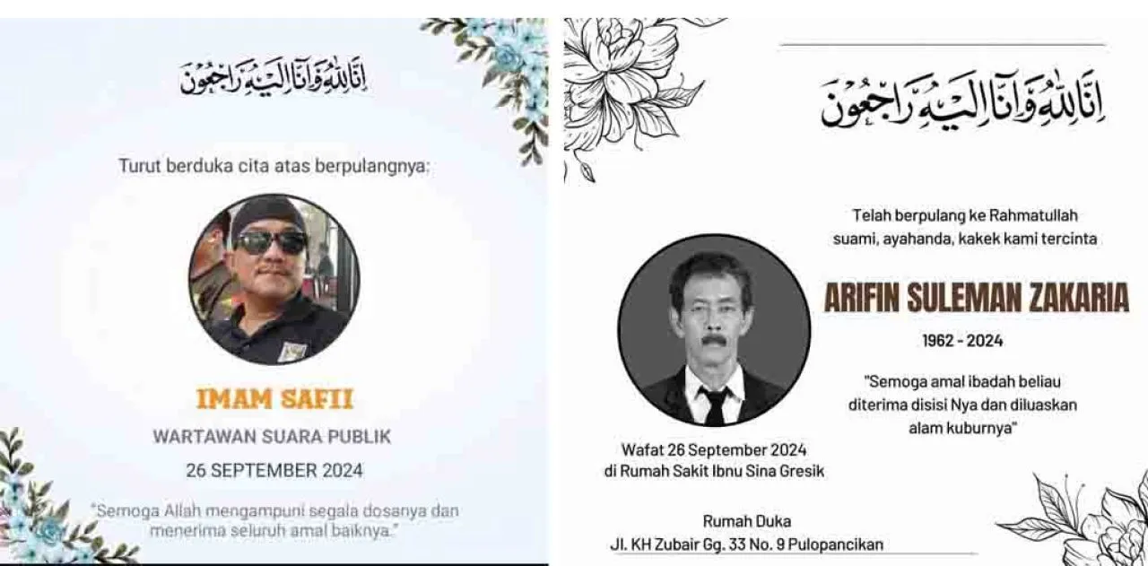 Obituari Imam Safii dan Arifin Zakaria : Kalian Pamit untuk Meliput Keabadian