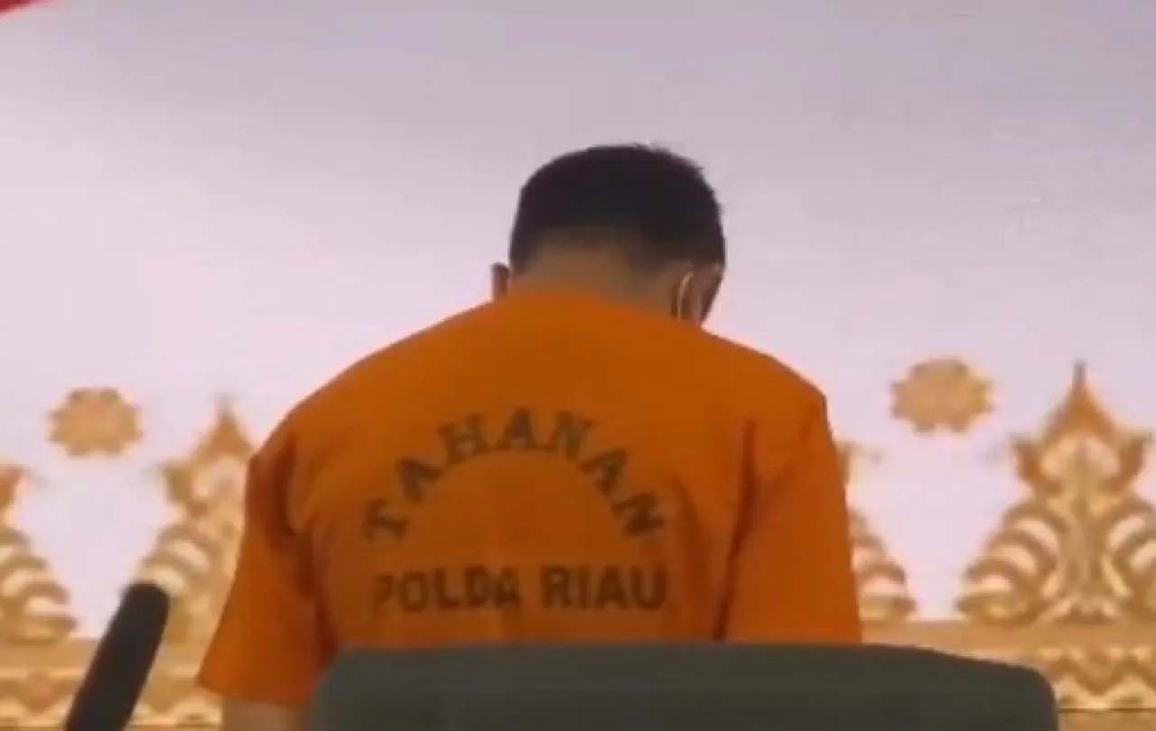 Personel Polda Riau, Bripka Antoni Saputra Hajar Warga hingga Tewas