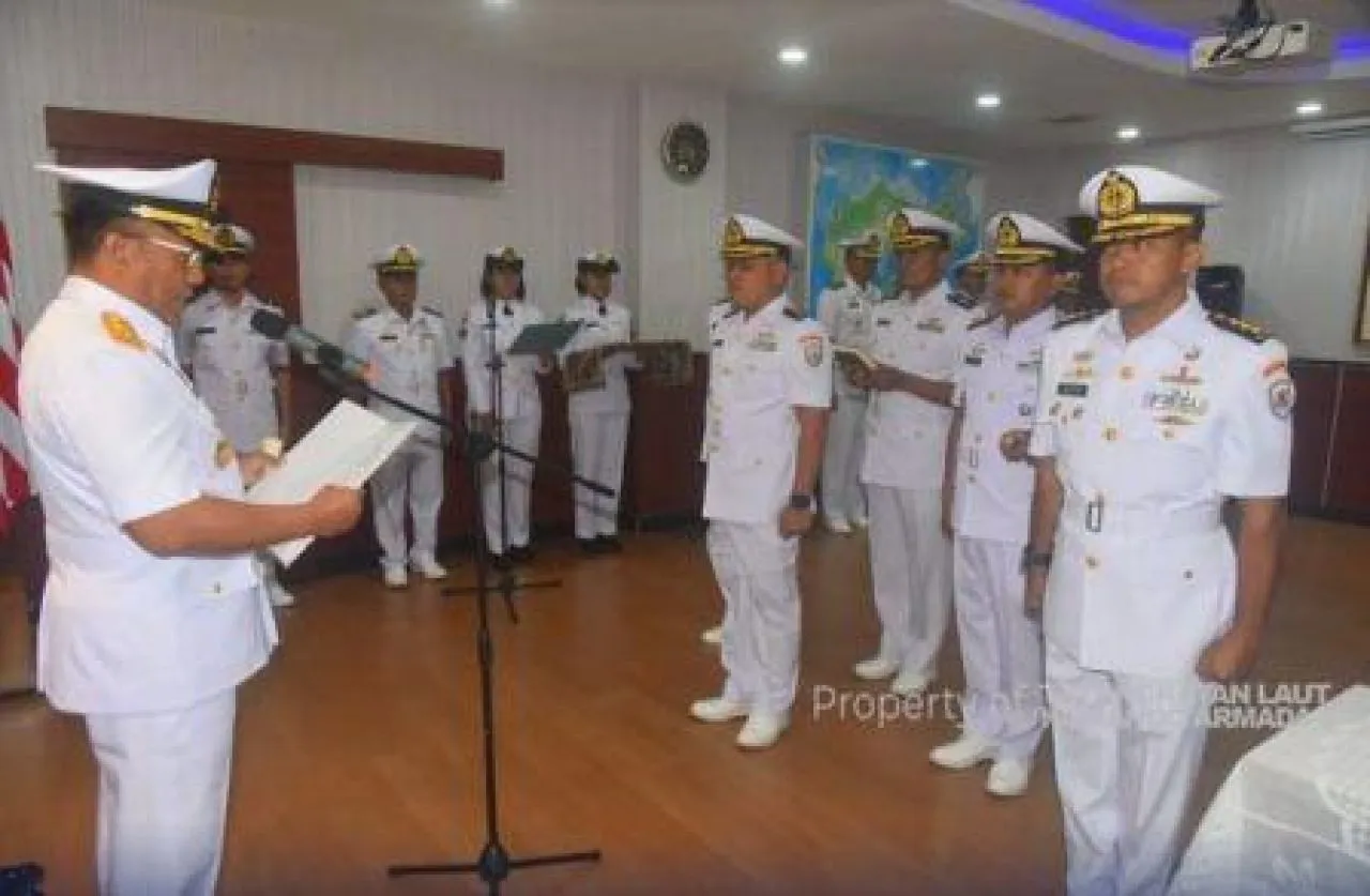 Danguspurla Koarmada II Pimpin Sertijab Asintel dan Asops Danguspurla