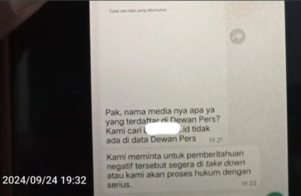 Wartawan Diteror Usai Beritakan Kasus Dugaan Rudapaksa Oknum Security Bank