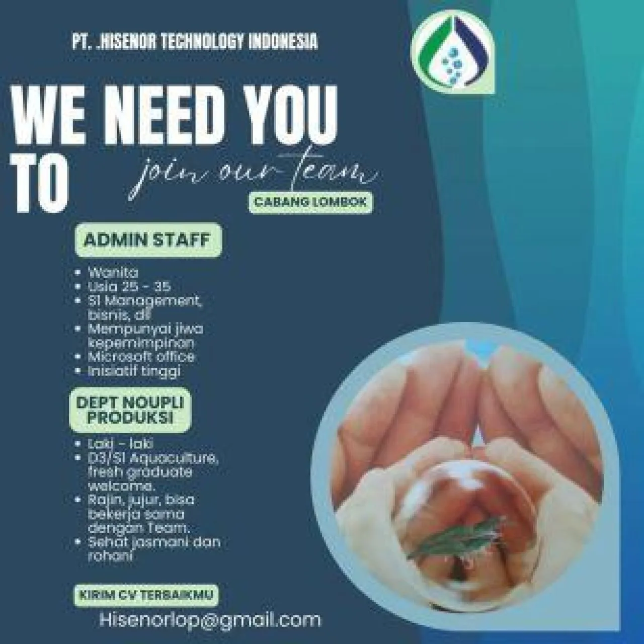 PT Hisenor Technology Indonesia Buka Lowongan Admin Staff