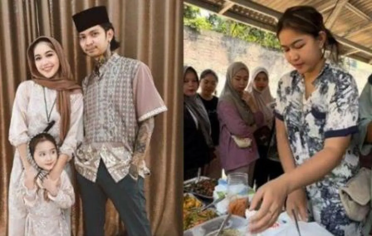Sosok Eriska Nakesya Istri Young Lex Viral Buka Usaha Warung Sunda