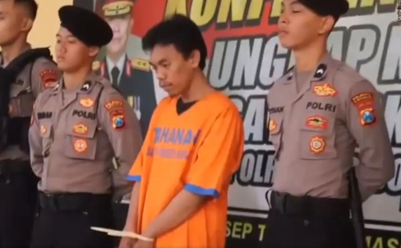 Sok Jago Bawa Golok di Jalan, Pria Asal Berbek Ditangkap Polresta Sidoarjo