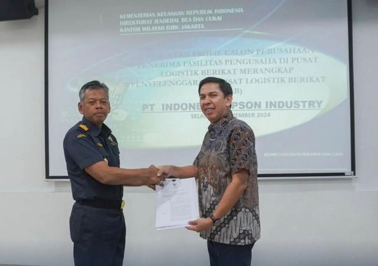 PT Indonesia Epson Industry Dapat Izin Pusat Logistik Berikat untuk Epson