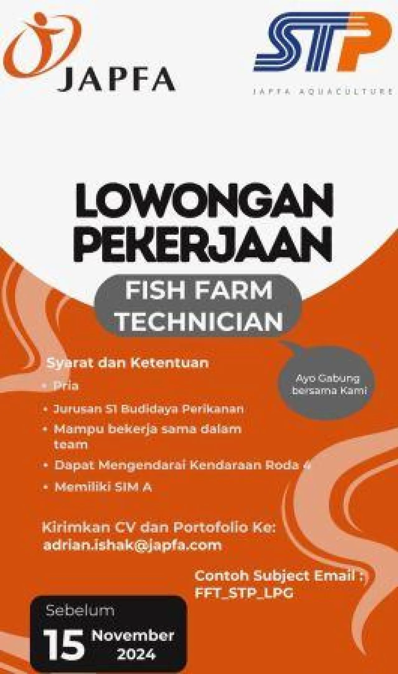 Lowongan Pekerjaan di JAPFA