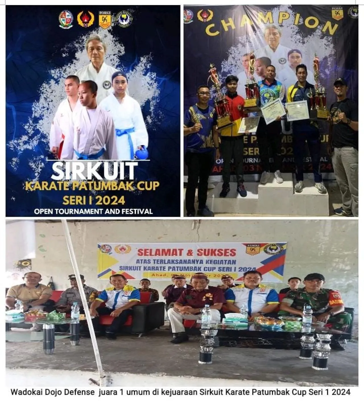 KONI Kecamatan Patumbak Gelar Sirkuit Karate Cup Seri I 2024