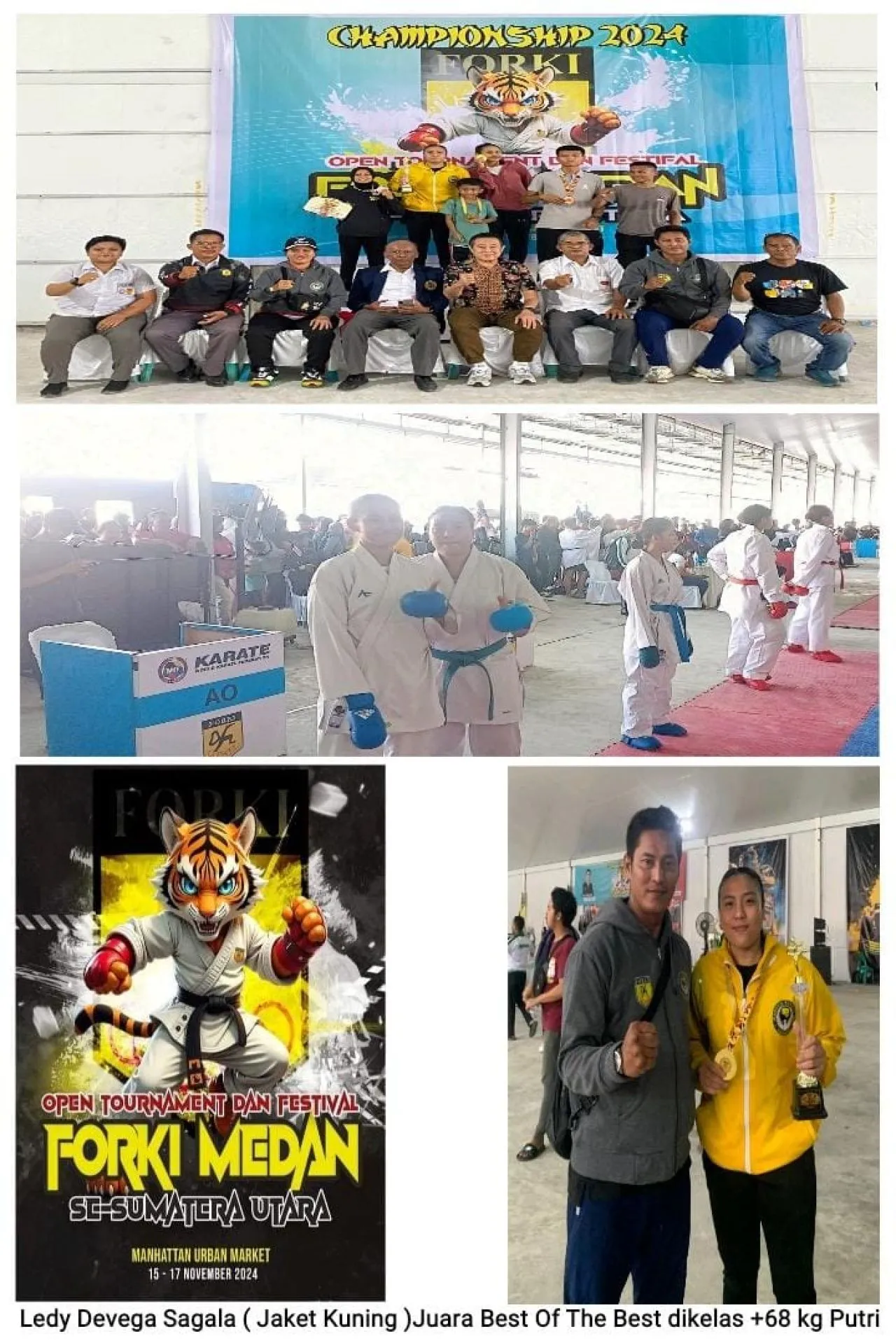 Ledy Devega Sagala Meraih Best of The Best di Komite Kelas 68 kg Senior Putri