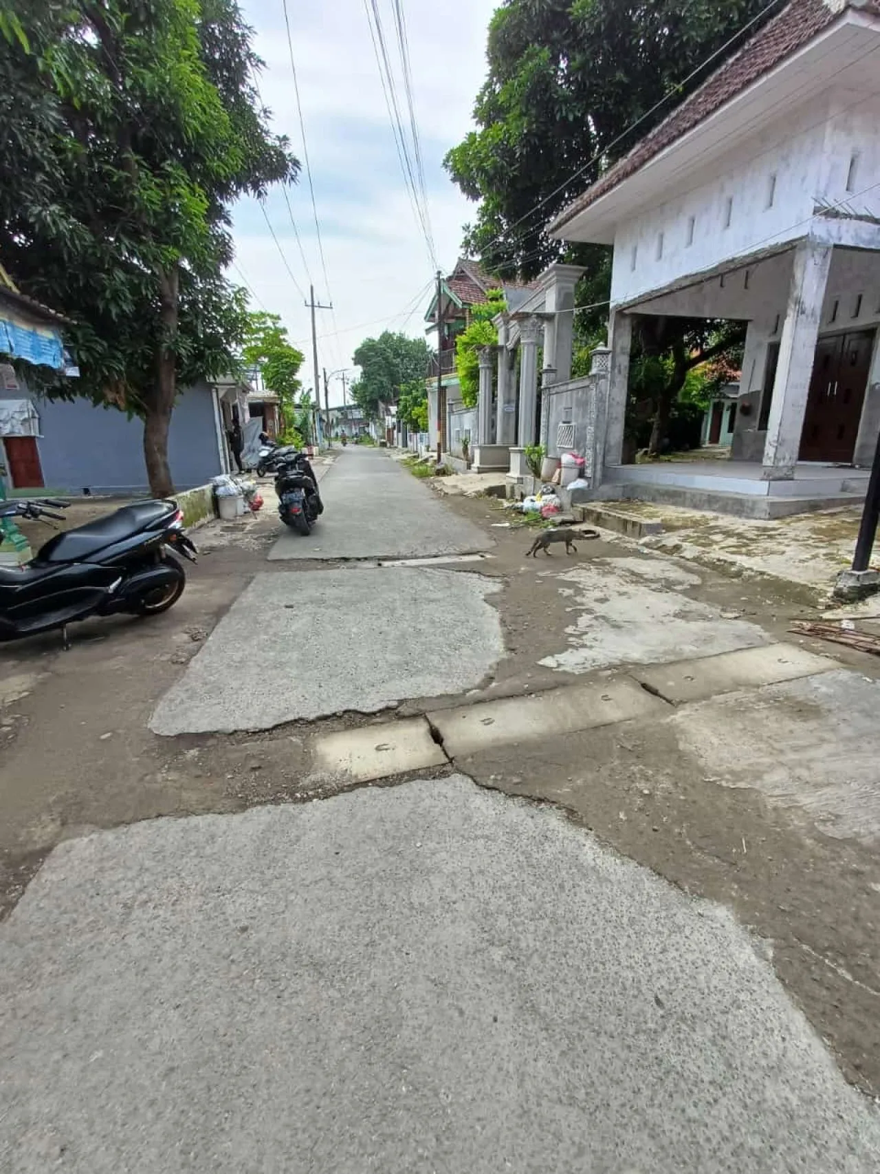 Baru 4 Bulan Selesai Dibangun, Gorong Gorong di Desa Wonokoyo Rusak