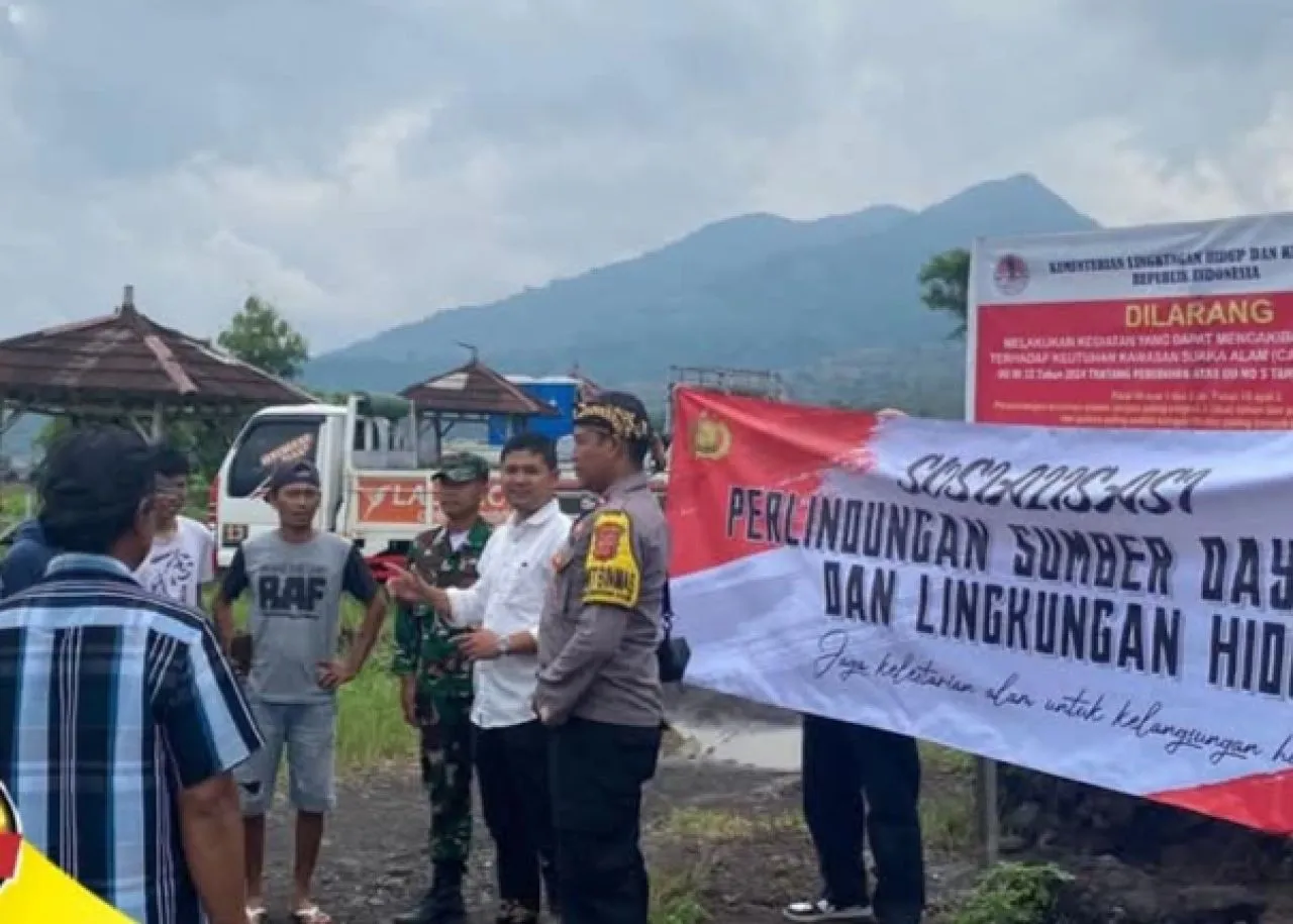 Polres Garut Sosialisasikan Bahaya Tambang Ilegal