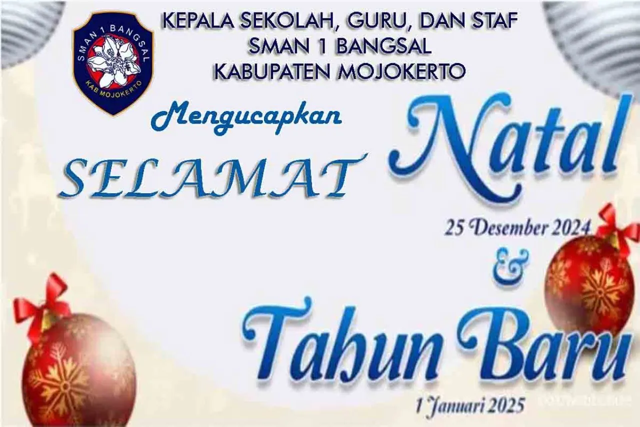 Kepala SMAN 1 Bangsal Ucapkan Selamat Natal dan Tahun Baru 2025