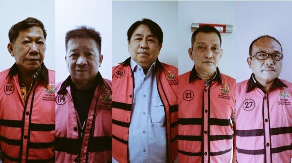 Para tersangka dalam korupsi PT Timah Tbk