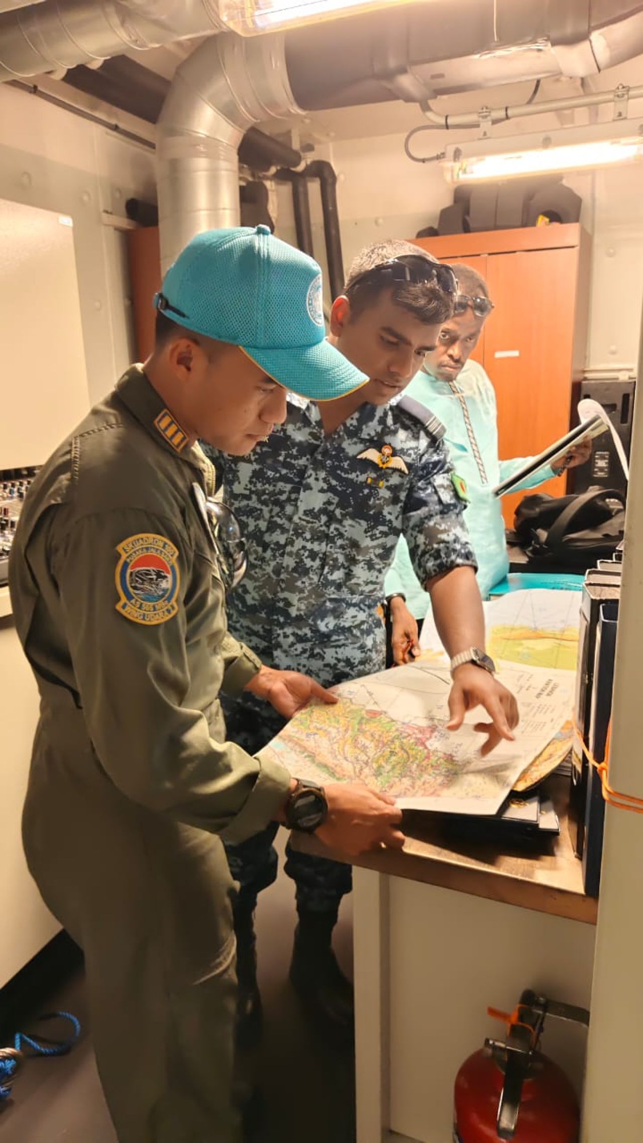 Pemeriksaan kesiapan dan kelengkapan yang ada di helikopter AS 565 MBe Panther HS-1305