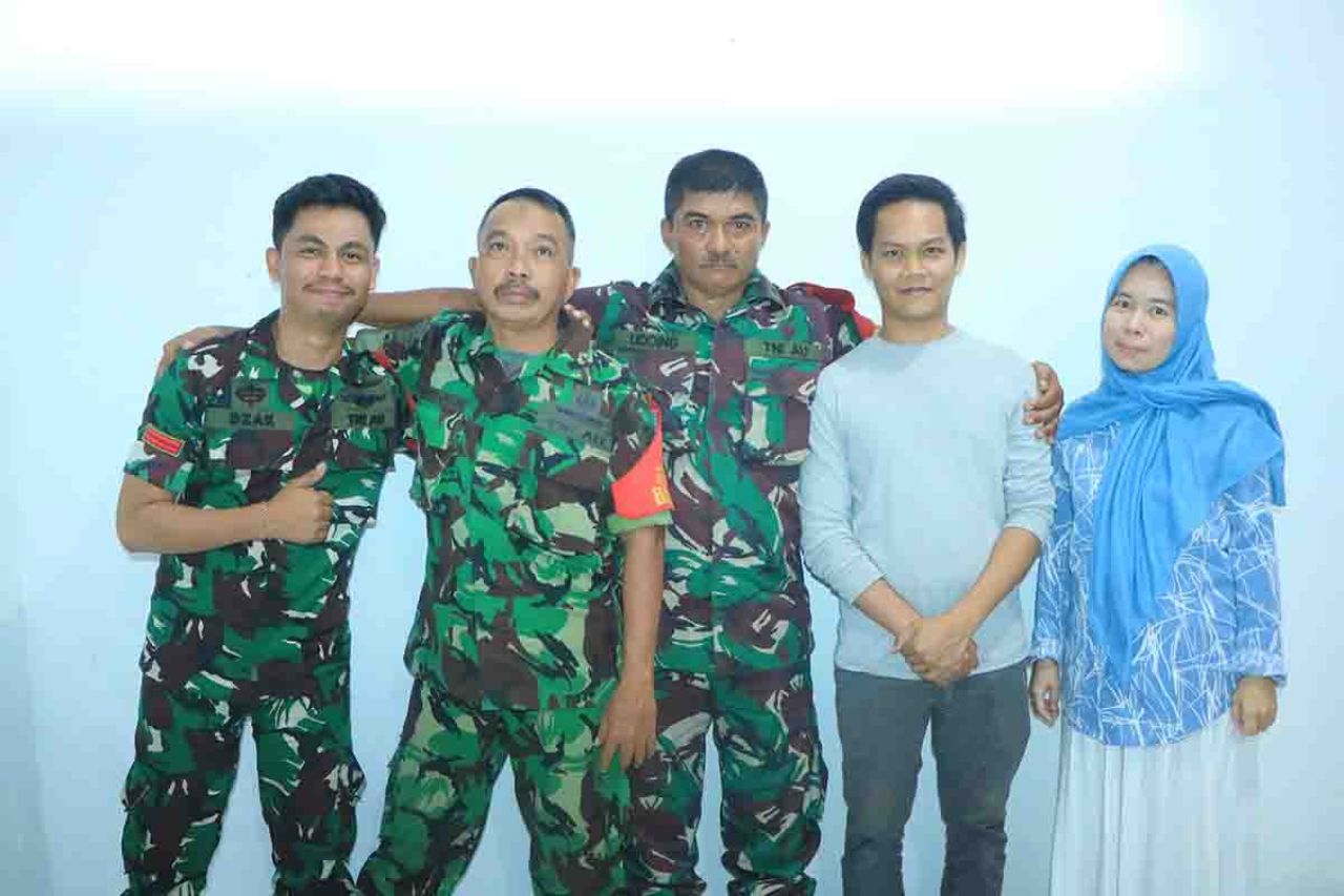 Agus dan para BKO Lanud Sultan Hasanuddin Makassar