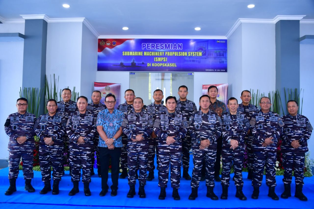 Peresmian Submarine Machinery Propulsion System Simulator (SMPS) di Koopskasel Koarmada RI