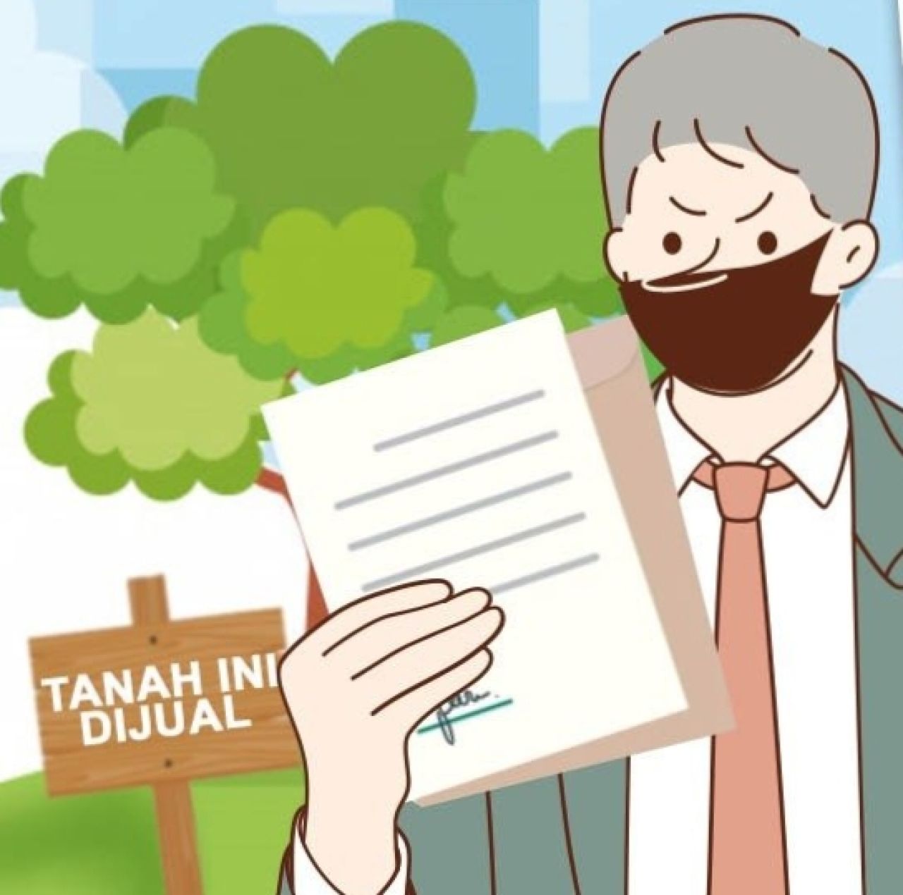 Ilustrasi jual beli tanah