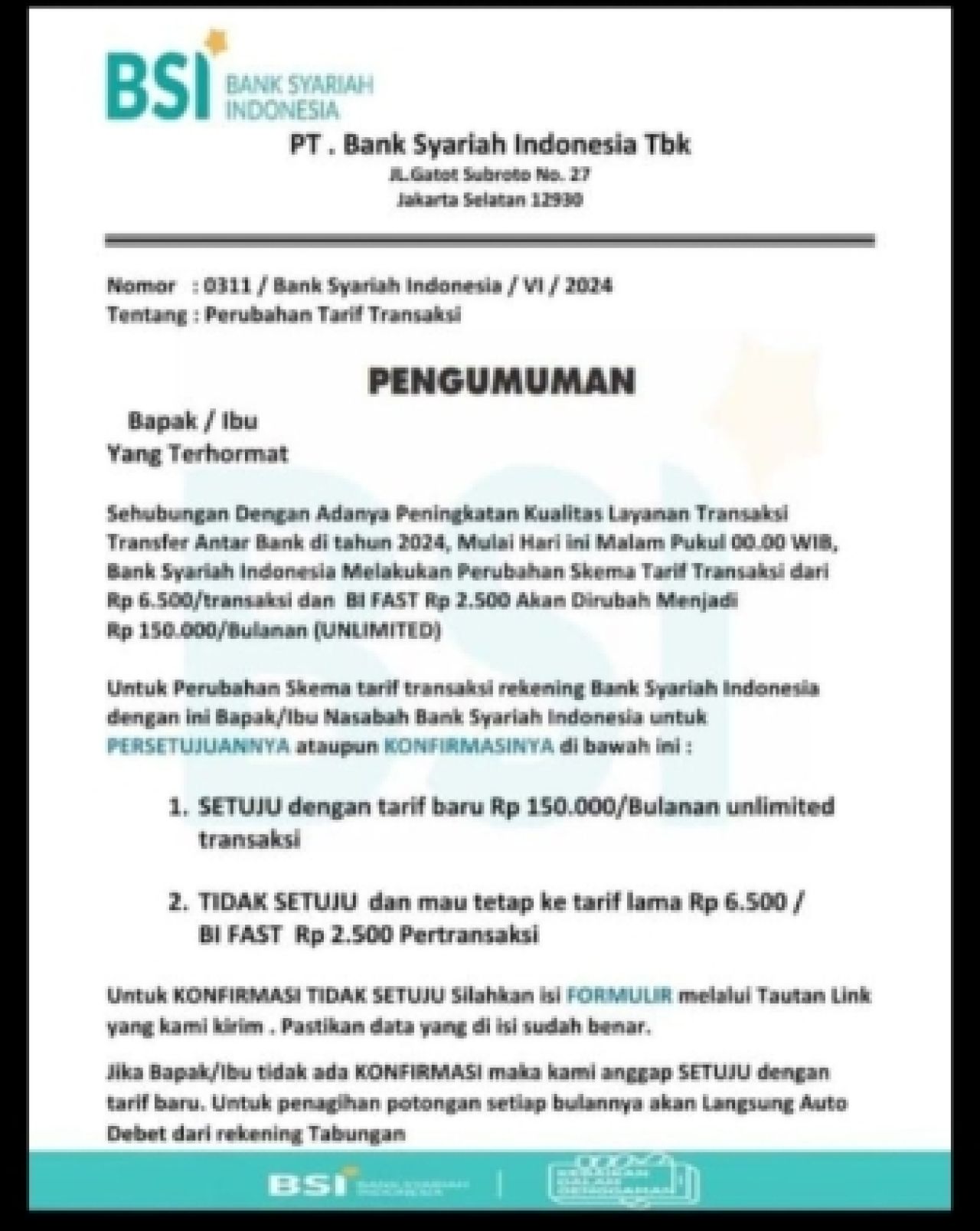 Penipuan PT Bank Syariah Indonesia Tbk.