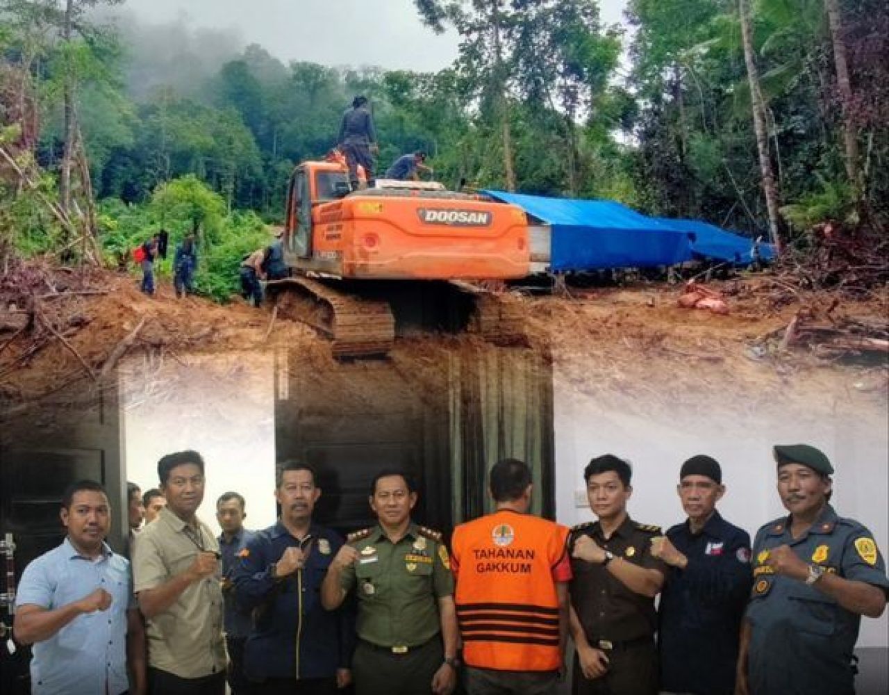 Tersangka berinisial IM