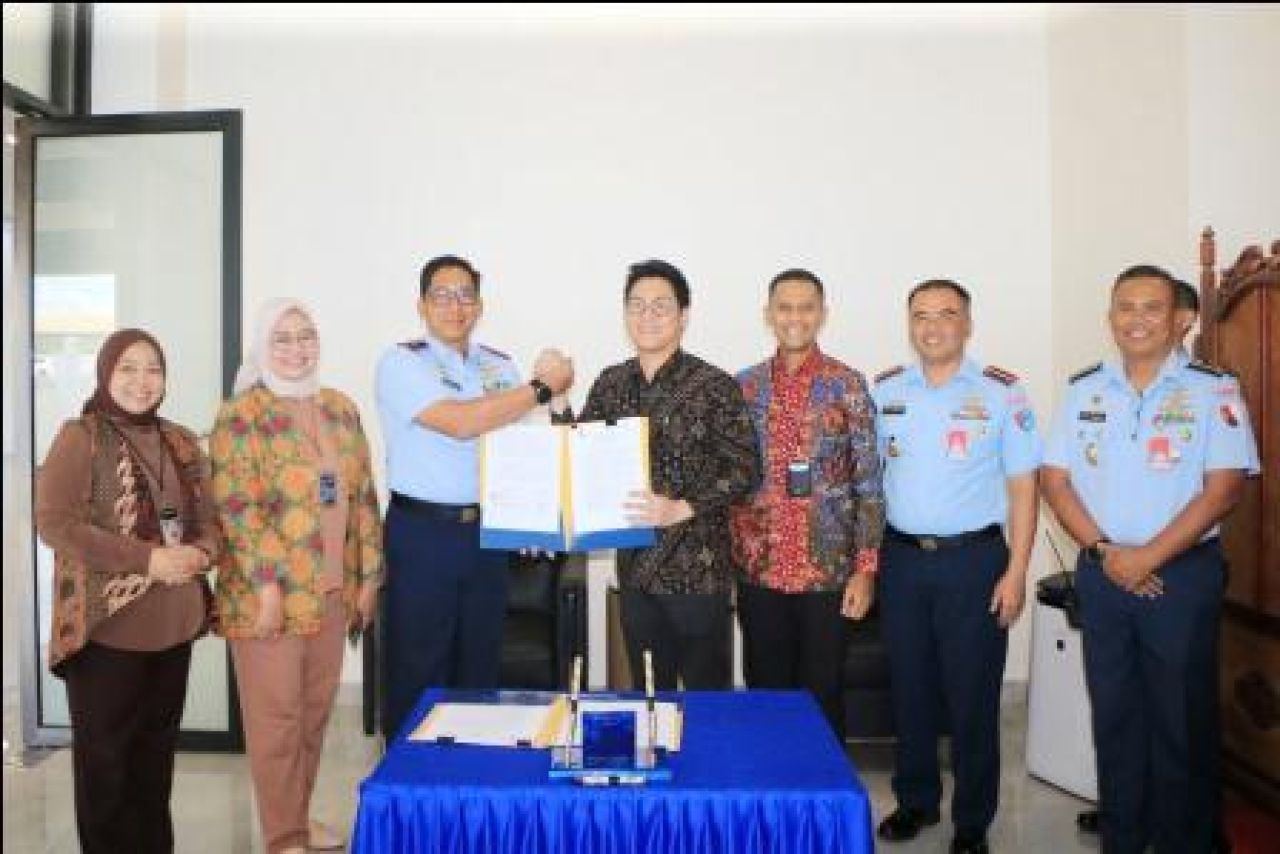 Lanud Sultan Hasanuddin dan PT Bank Mandiri, Tbk., menandatangani Nota Kesepahaman dan Perjanjian Kerja Sama