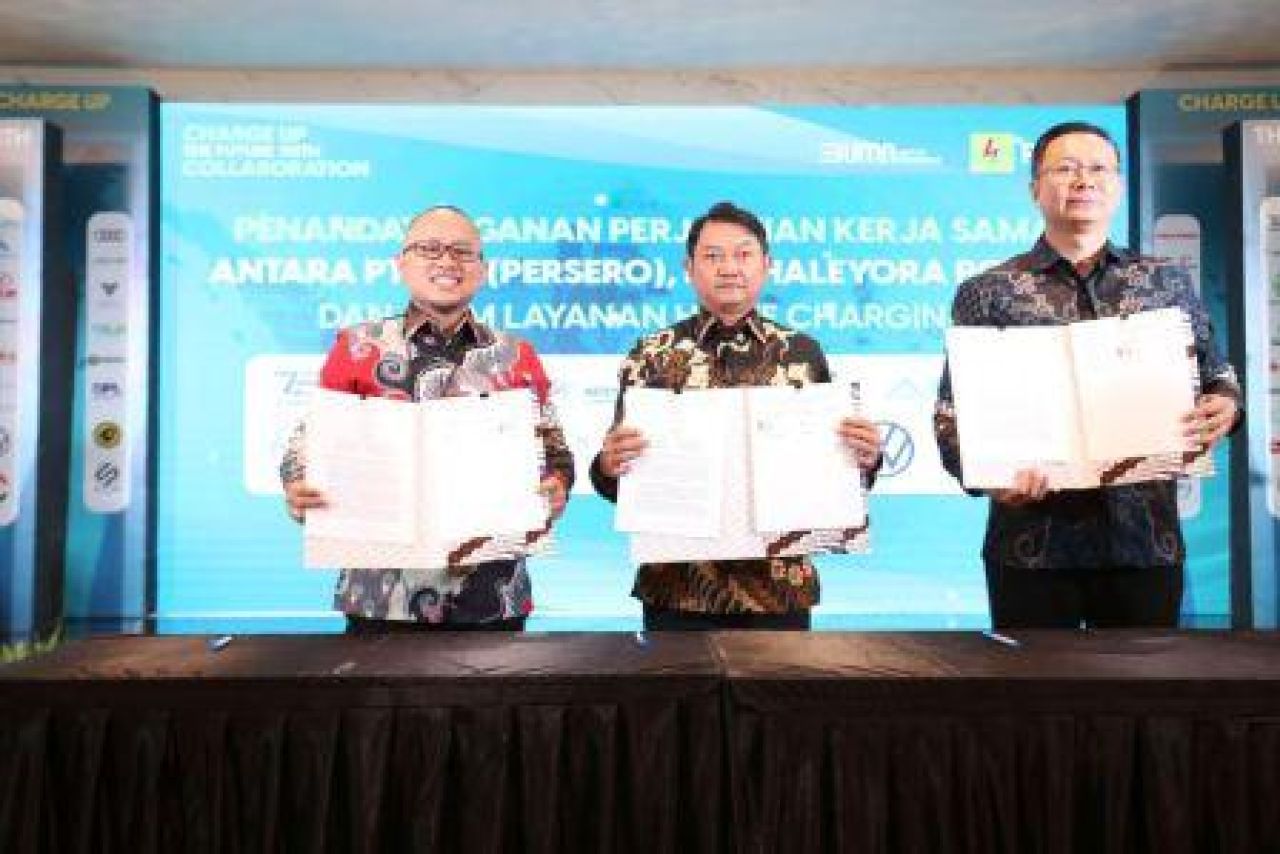 PT NETA Auto Indonesia kerjasama dengan PLN