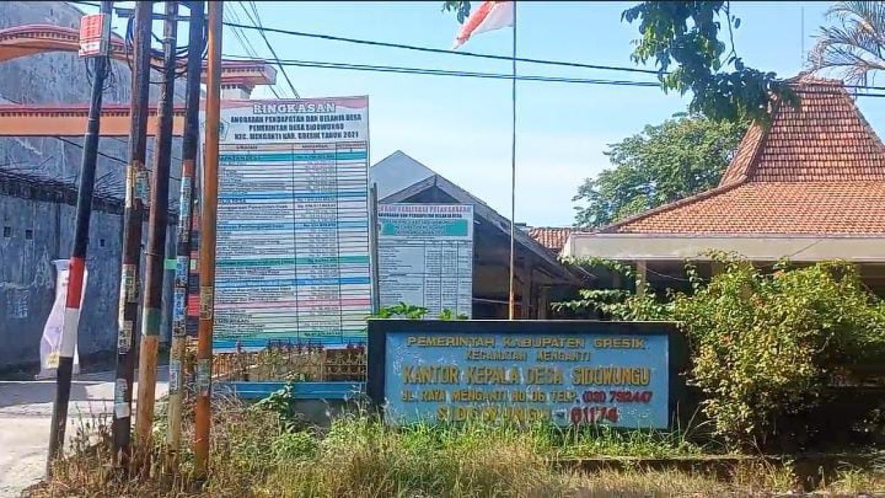 Kantor Desa Sidowungu tampak dari depan