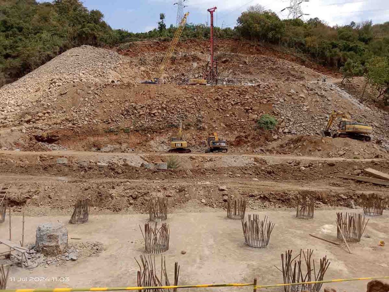 Progress pekerjaan tol Probowangi Paket 3