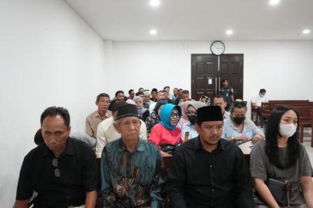Sidang lanjutan pembacaan putusan terdakwa Dani Bahdani