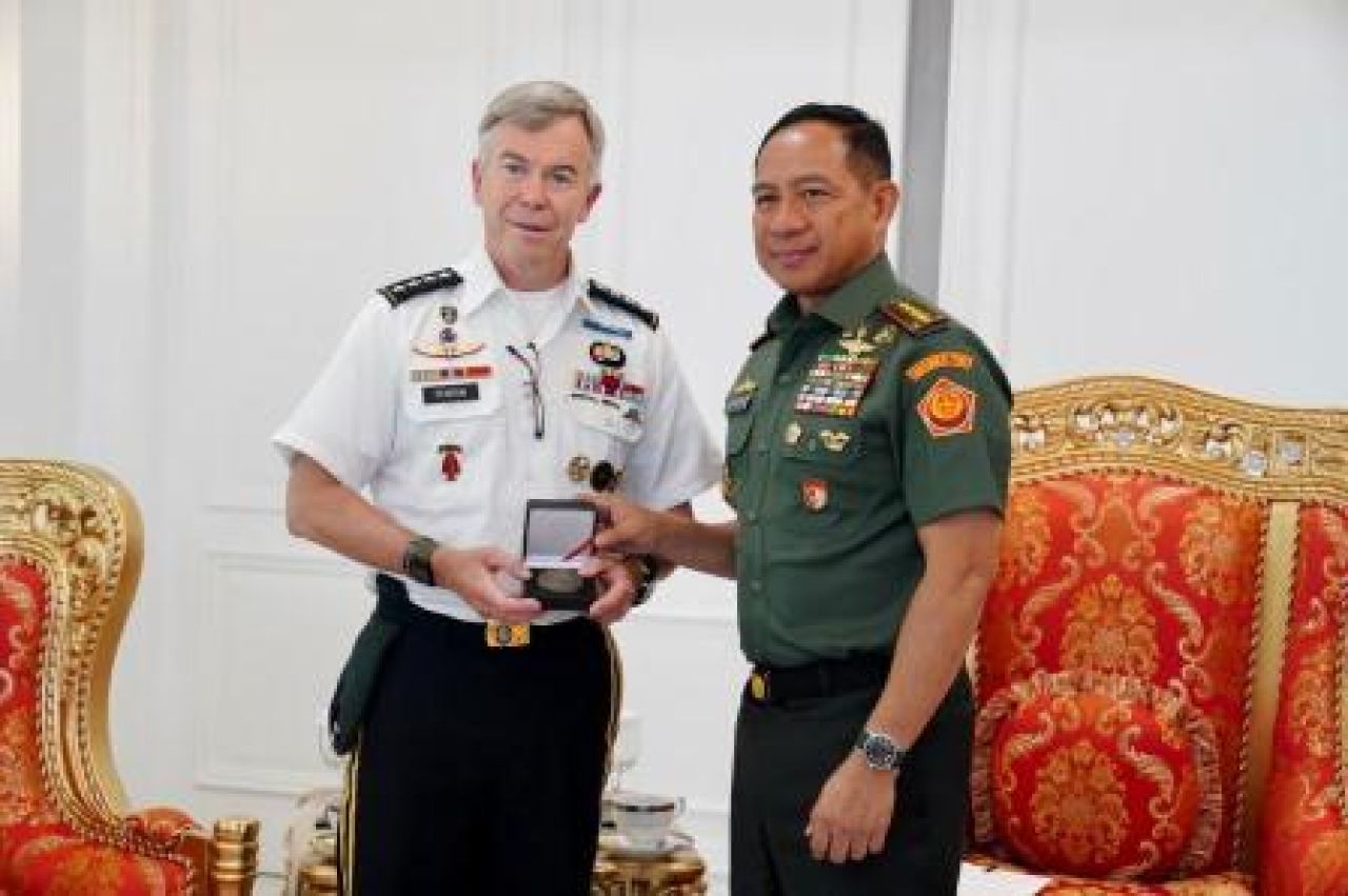 Jenderal TNI Agus Subiyanto menerima kunjungan Commander of The United States Special Operations Command