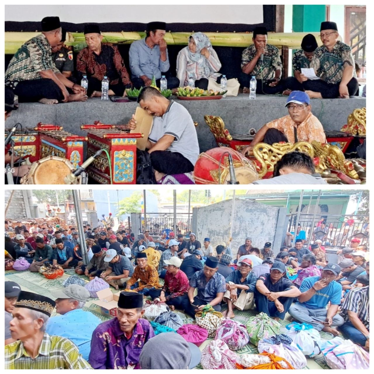 Acara sedekah bumi di Desa Dungus
