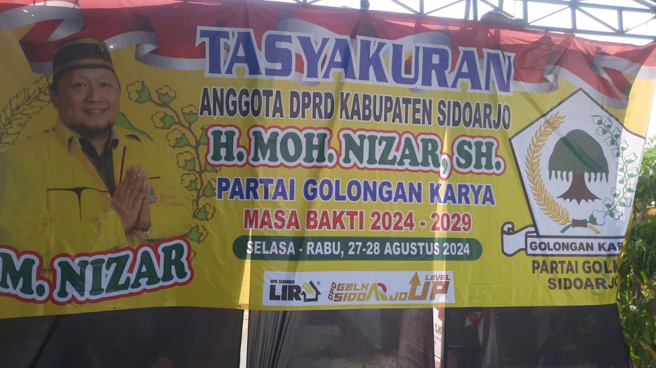 Banner tasyakuran M Nizar
