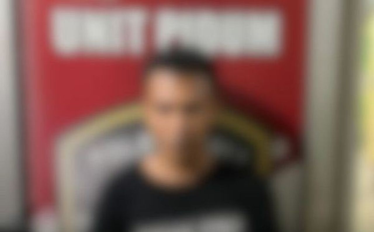 Terduga pelaku pembunuhan di Kelurahan Talang Ubi Barat