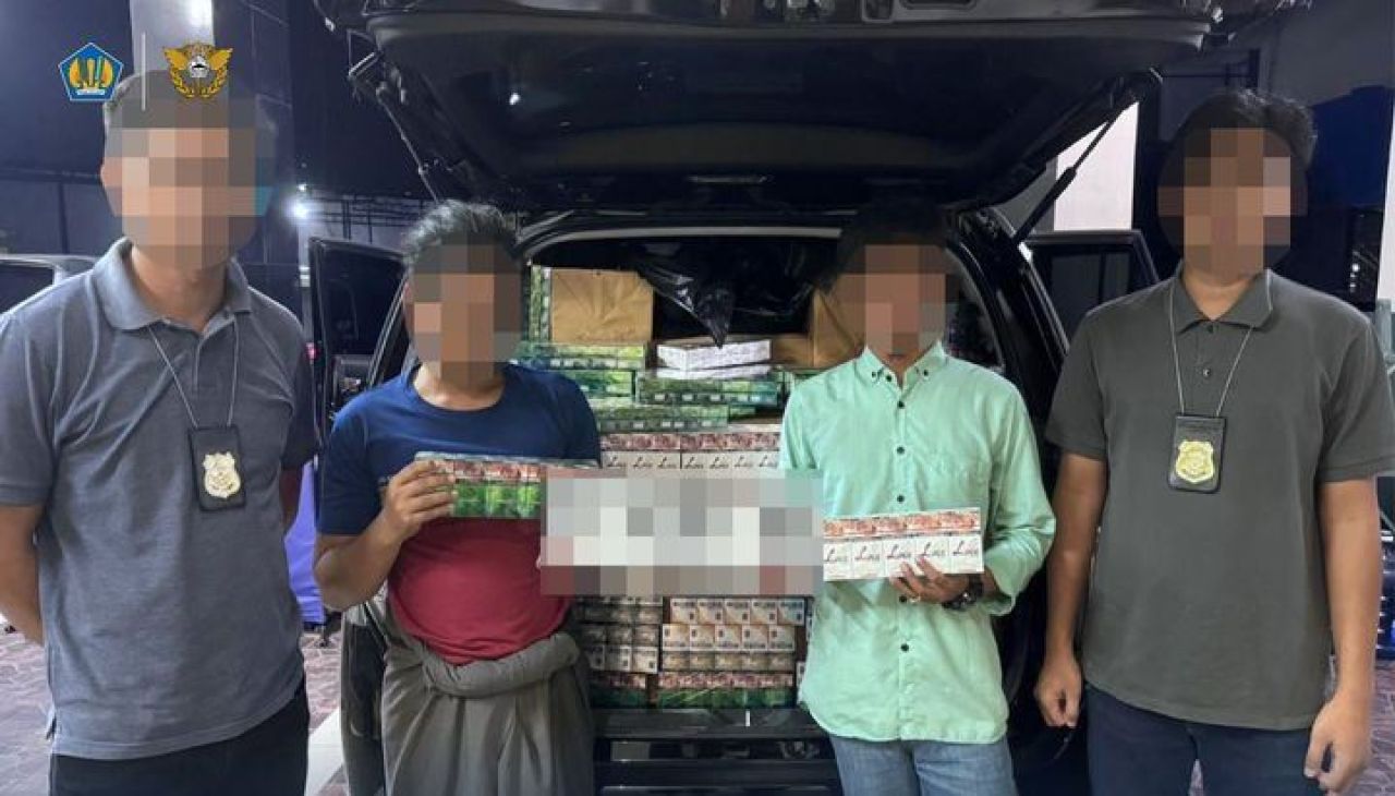 Pelaku peredaran rokok ilegal