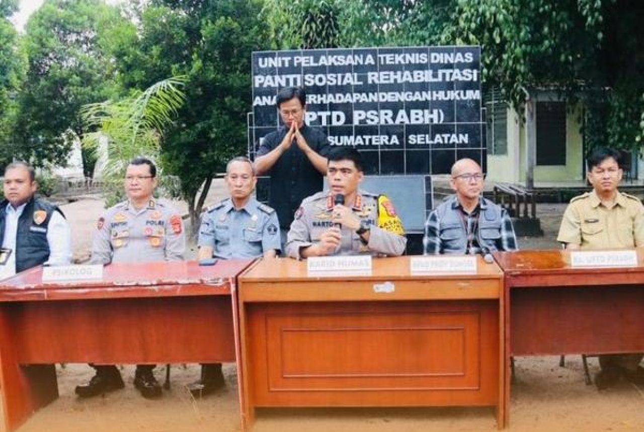 Konpers Polda Sumsel dan Polrestabes Palembang
